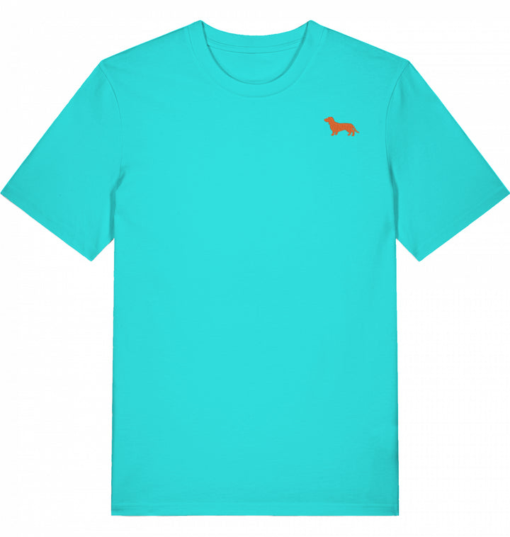 Dachshund orange - Organic T-Shirt