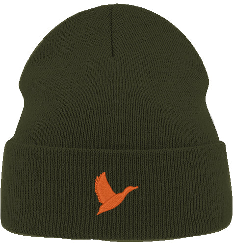 Organic Beanie - Ente orange