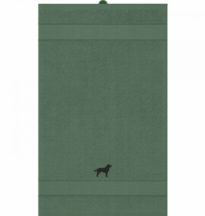 Lab love black - Gästehandtuch