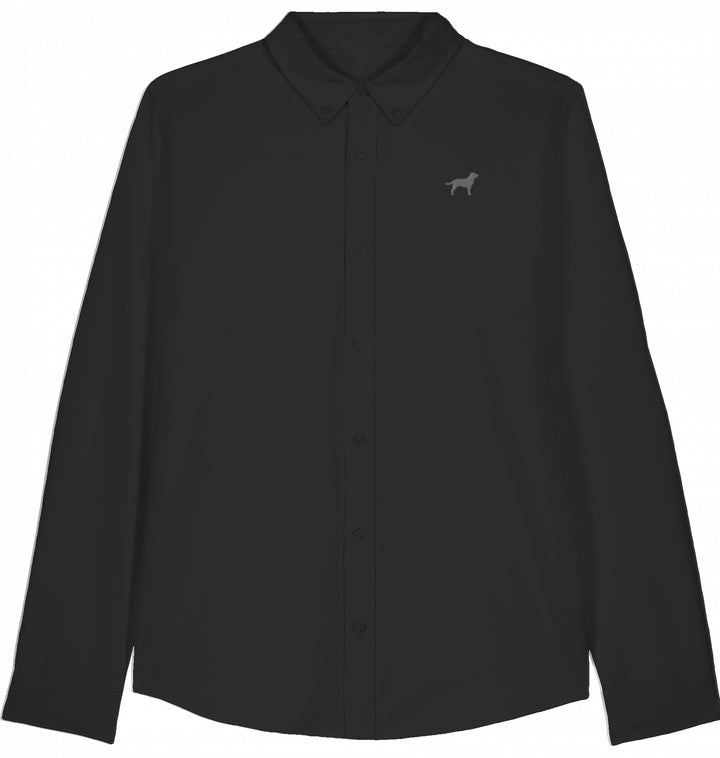 Oxford Bluse Damen Labrador silber