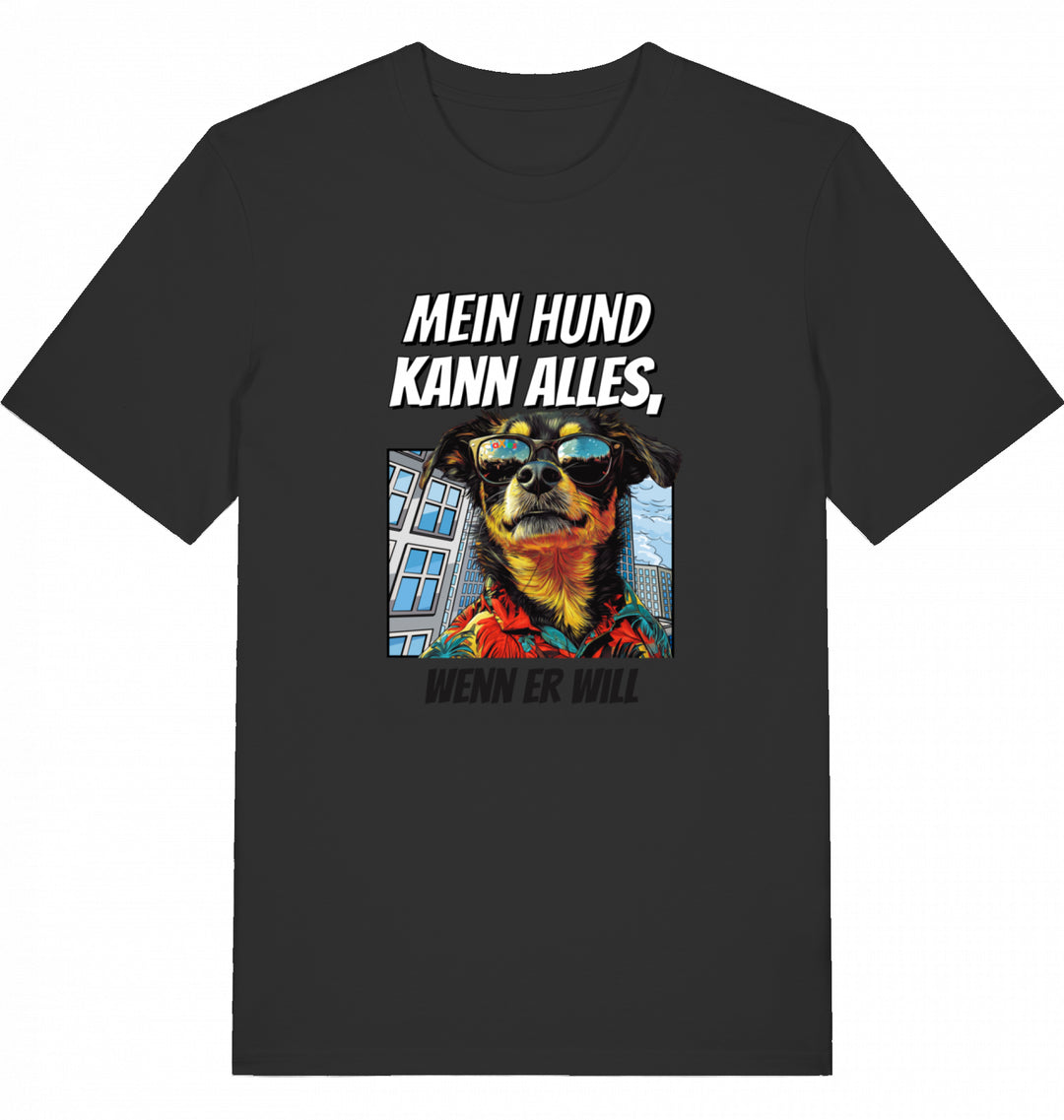 Mein Hund kann alles NY - Organic T-Shirt frontprint