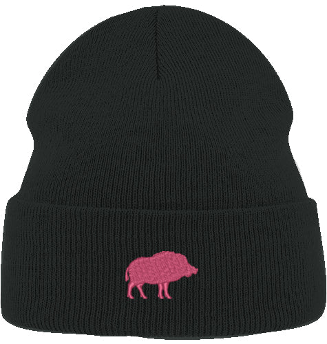 Organic Beanie - Wildschwein pink