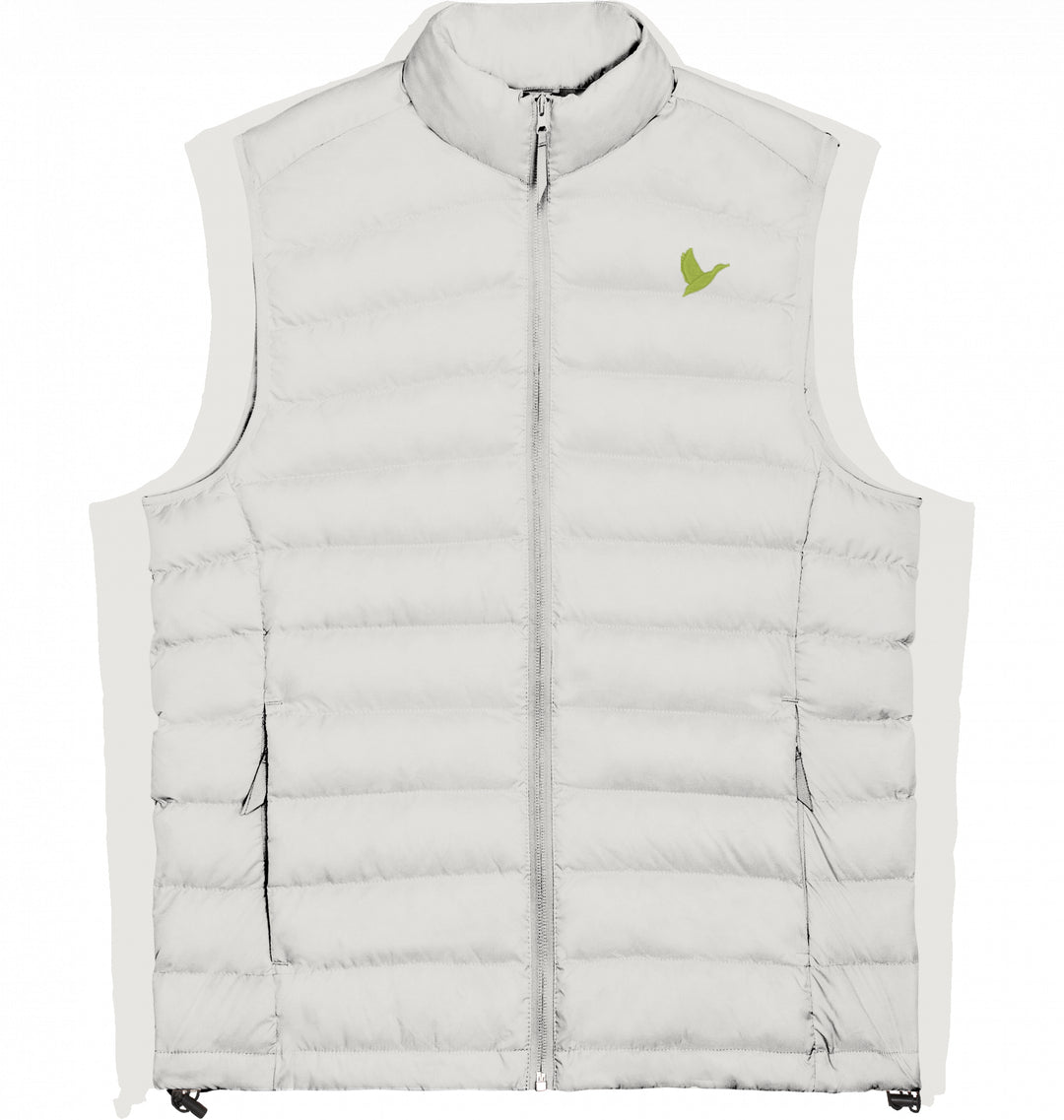 Let me fly Green - Damen Daunenweste Organic