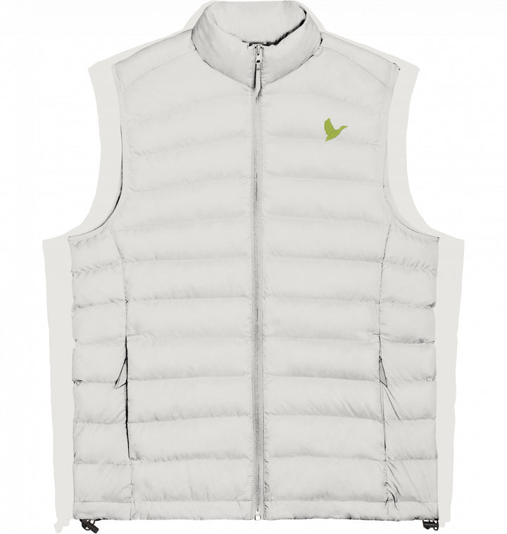 Let me fly Green - Damen Daunenweste Organic