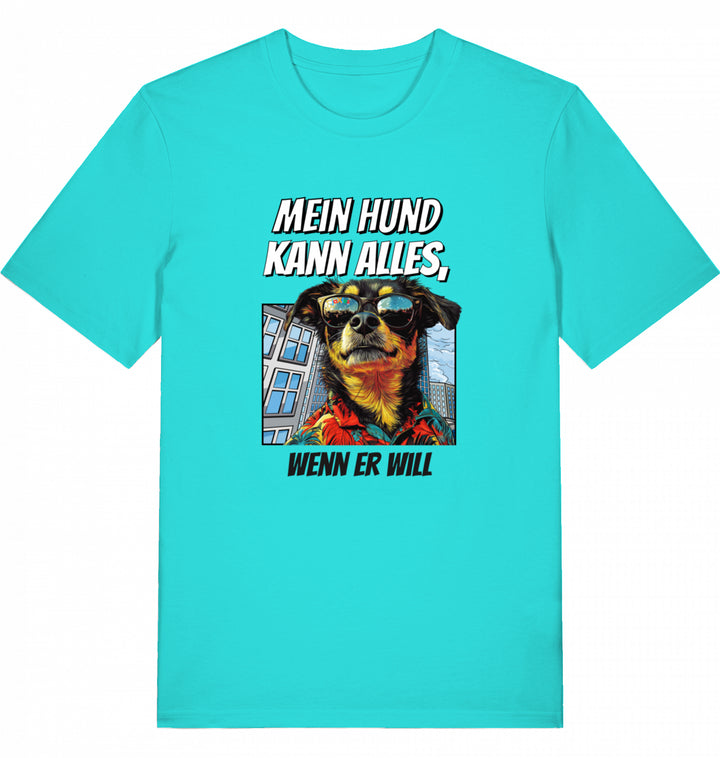 Mein Hund kann alles NY - Organic T-Shirt frontprint