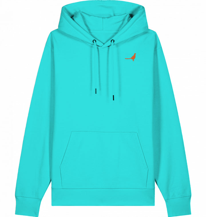 Fasan Love orange - Organic Hoodie