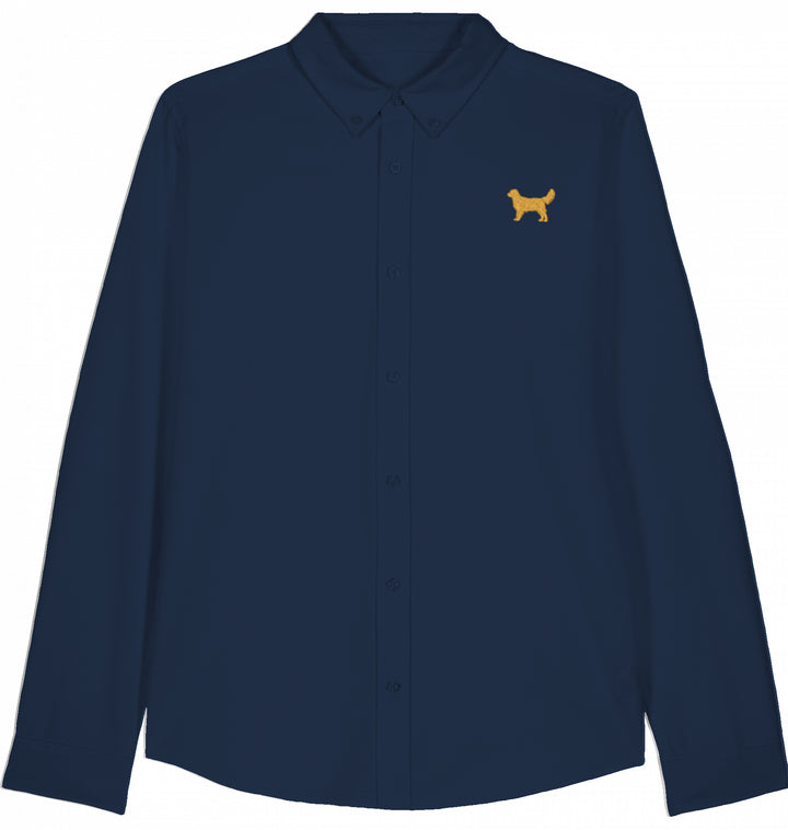 Golden love - Damen Oxford Shirt Organic