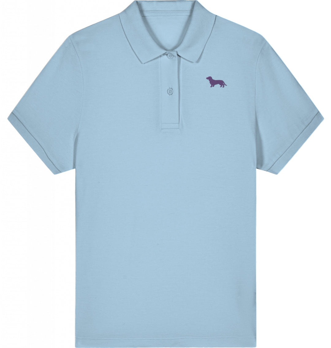 Dachshund Love - Organic Polo Shirt Ladies Style