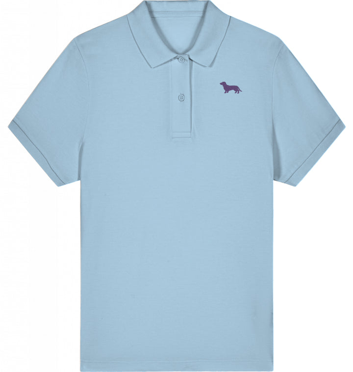 Dachshund Love - Organic Polo Shirt Ladies Style