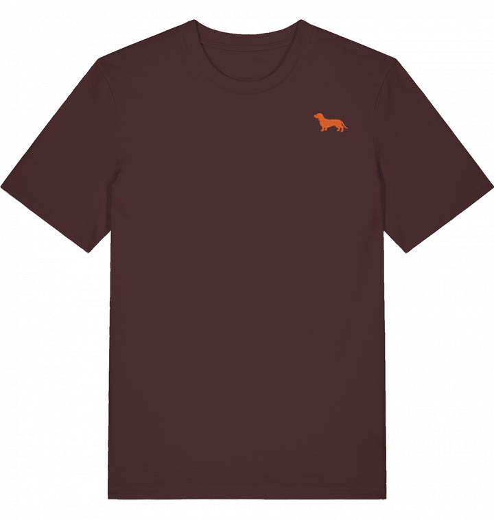 Dachshund orange - Organic T-Shirt