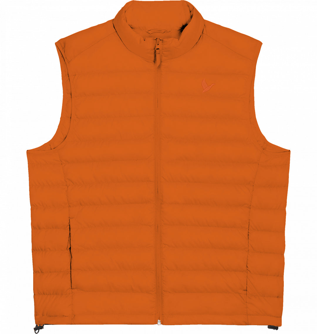 Let me fly Orange- Herren Daunenweste Organic
