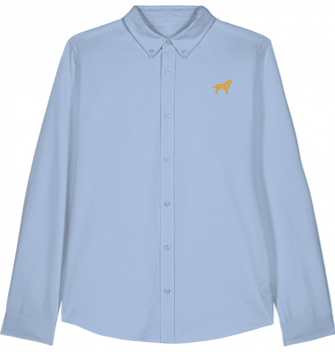 Lab Love yellow - Damen Oxford Shirt Organic