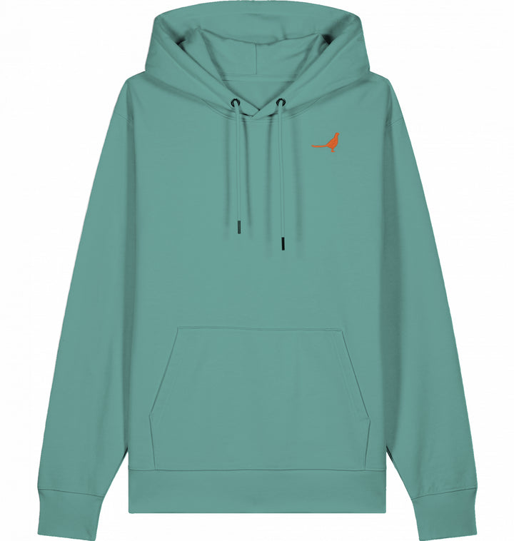 Fasan Love orange - Organic Hoodie