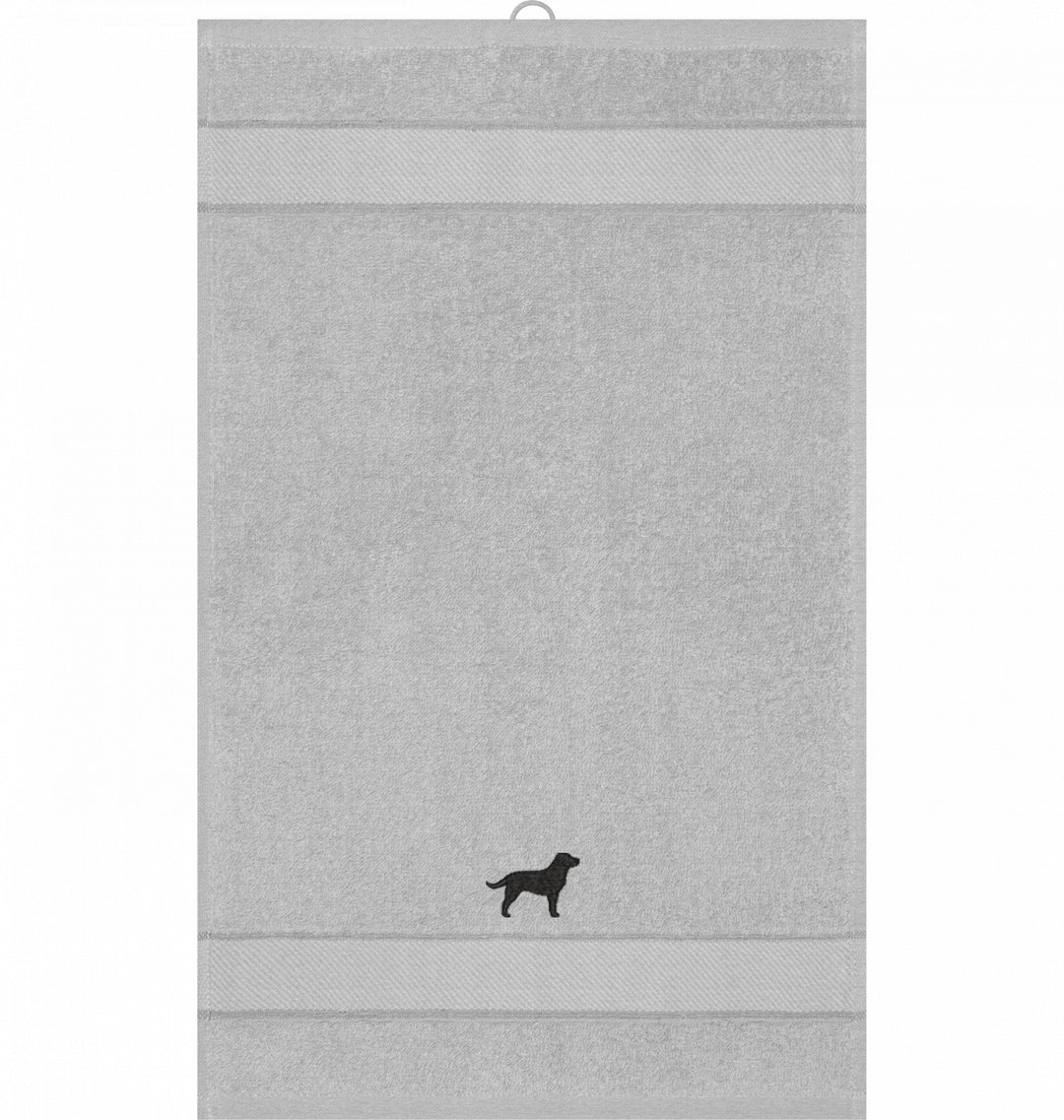 Lab love black - Gästehandtuch