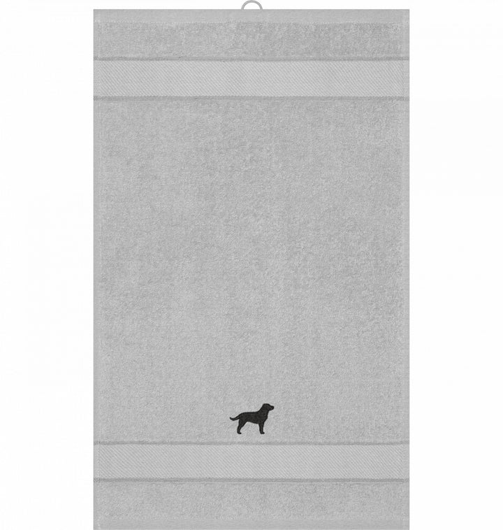 Lab love black - Gästehandtuch