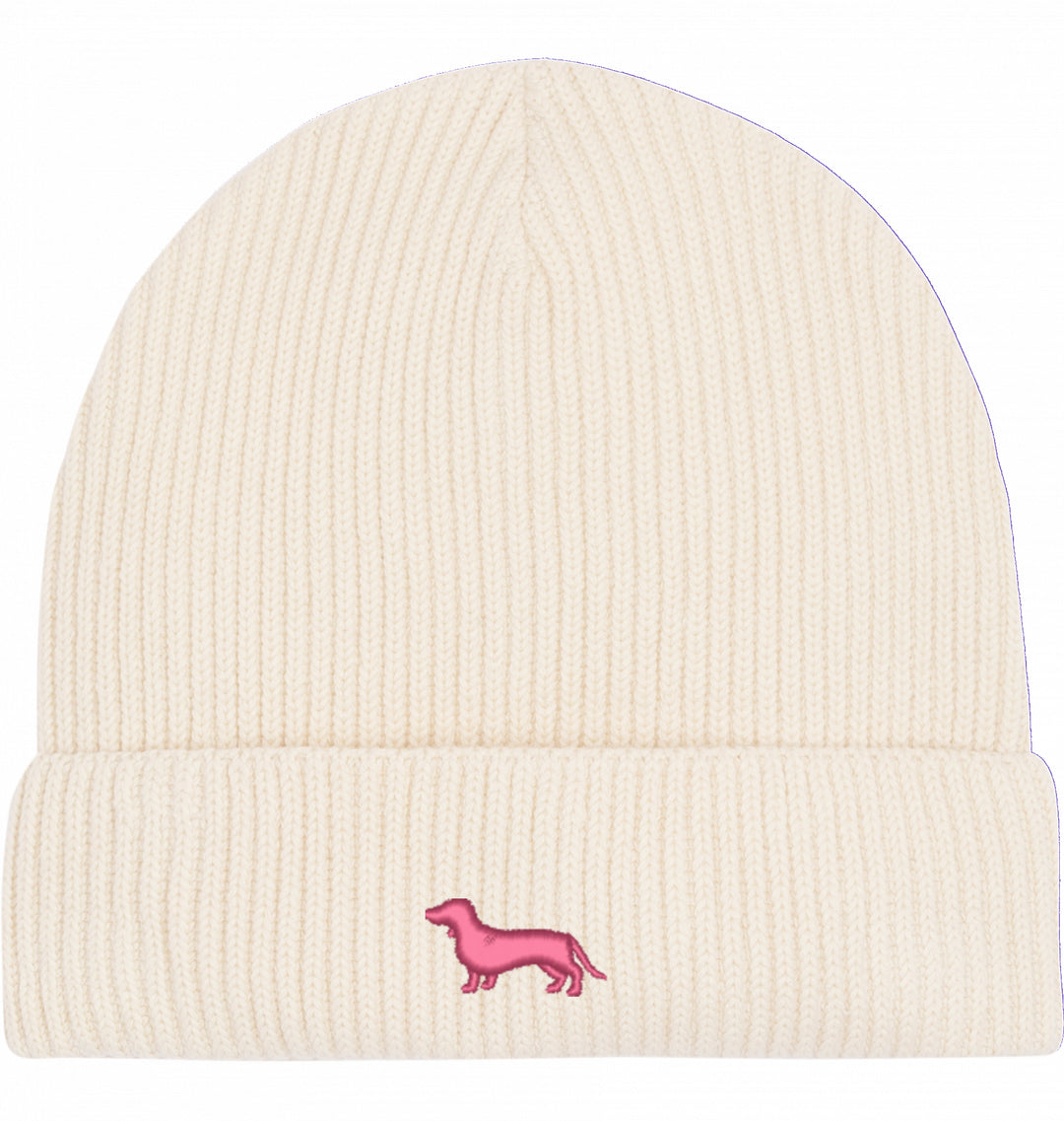 Fisherman Beanie organic - Dackel pink