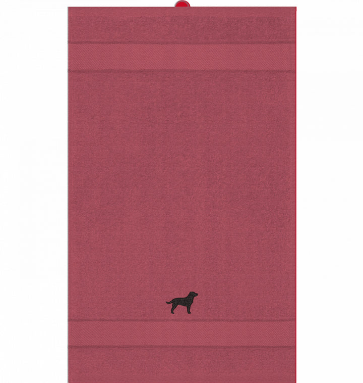 Lab love black - Gästehandtuch