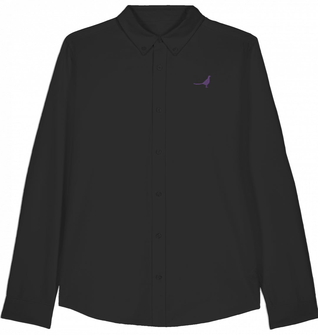 Oxford Bluse Damen - Fasan lila