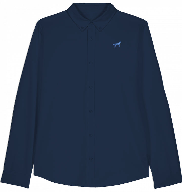 Oxford Hemd Herren - Münsterländer blau