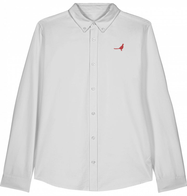 Oxford Bluse Damen - Fasan rot
