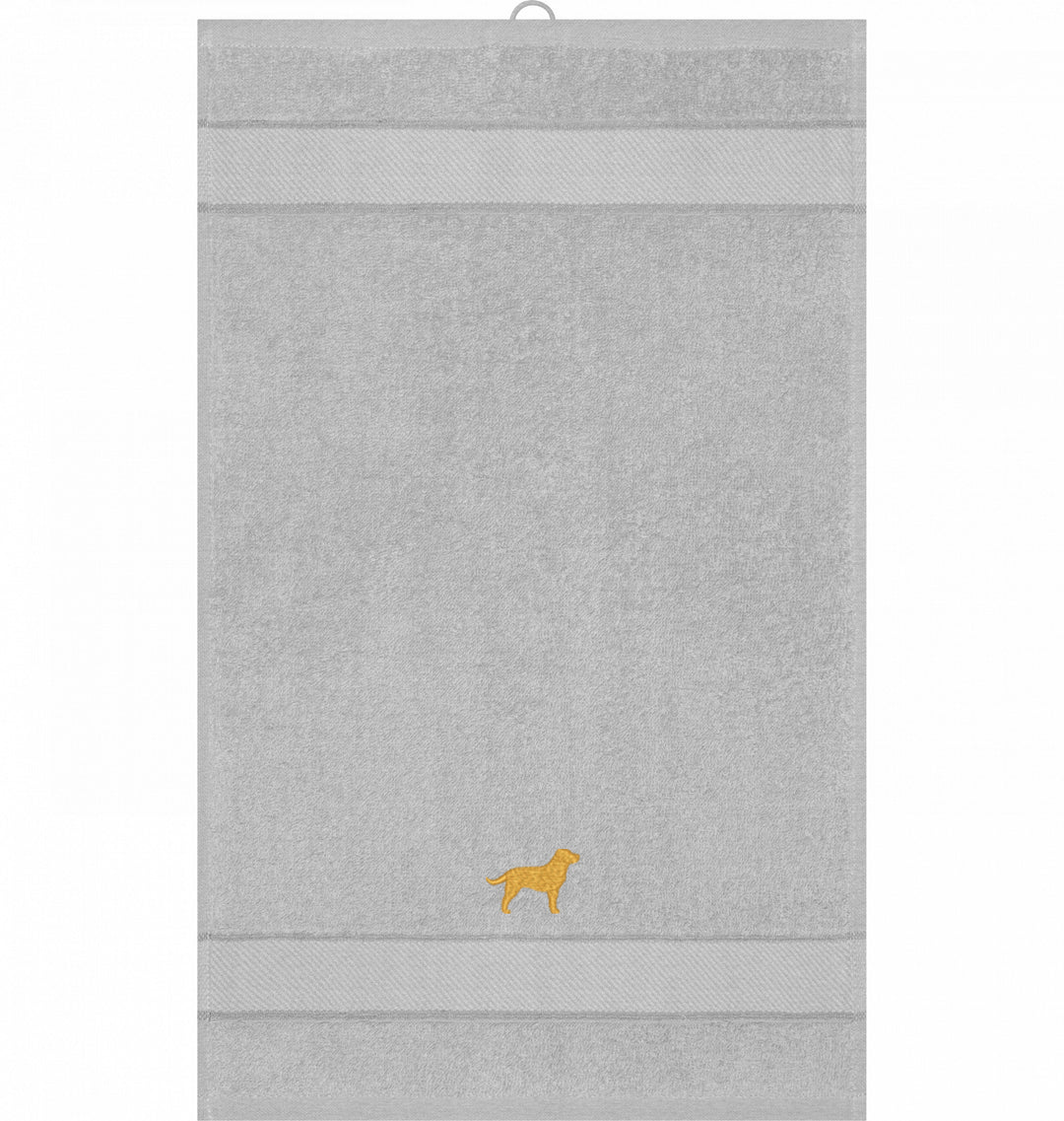 Lab love yellow - Gästehandtuch