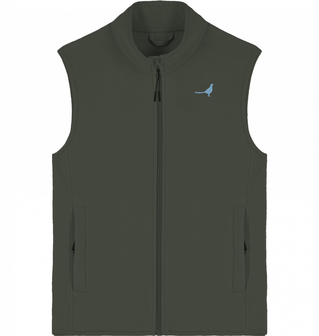 Fleeceweste Organic - Fasan blau