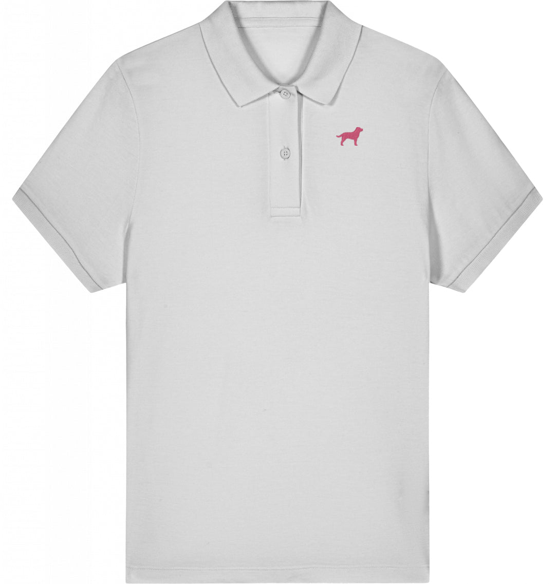 Polo Shirt Damen Organic Labrador pink