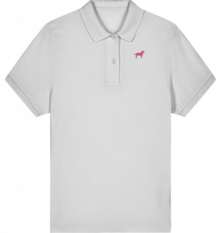 Polo Shirt Damen Organic Labrador pink