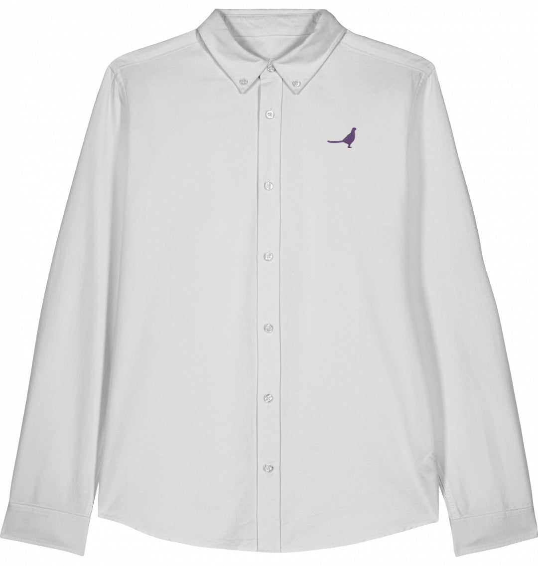 Oxford Bluse Damen - Fasan lila