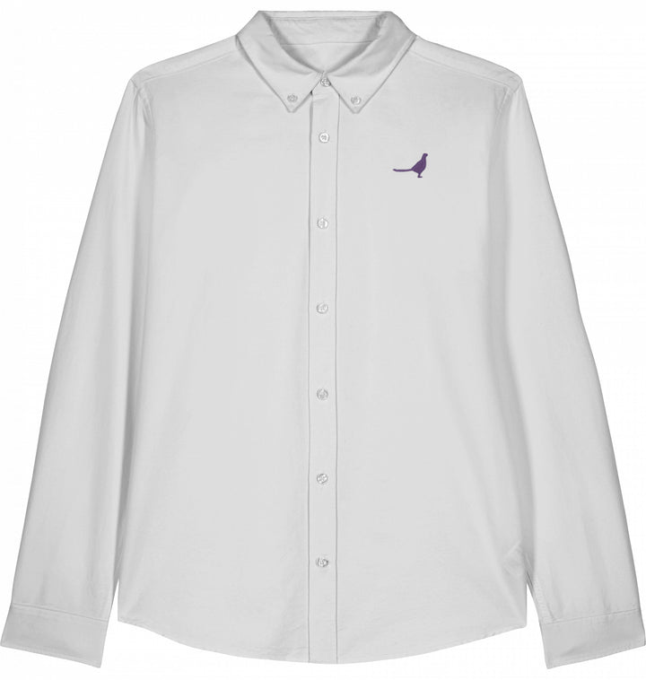 Oxford Bluse Damen - Fasan lila