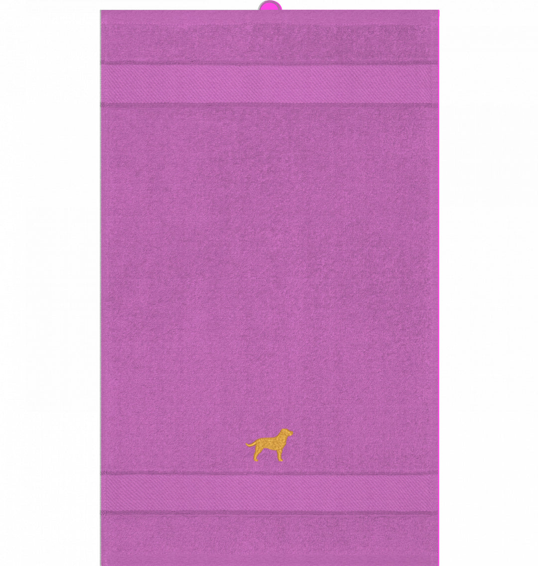 Lab love yellow - Gästehandtuch