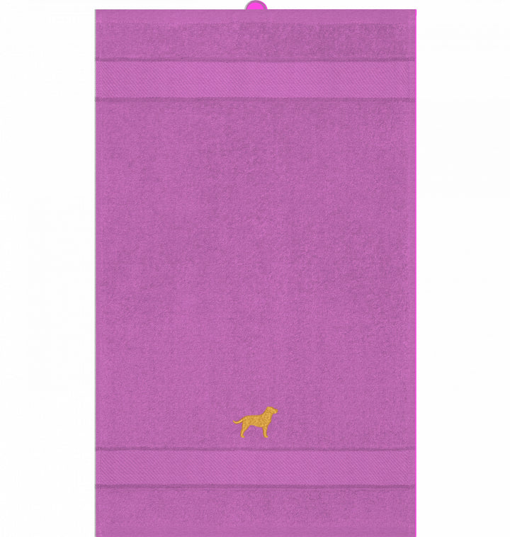 Lab love yellow - Gästehandtuch