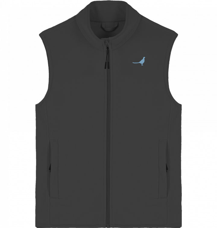 Fleeceweste Organic - Fasan blau