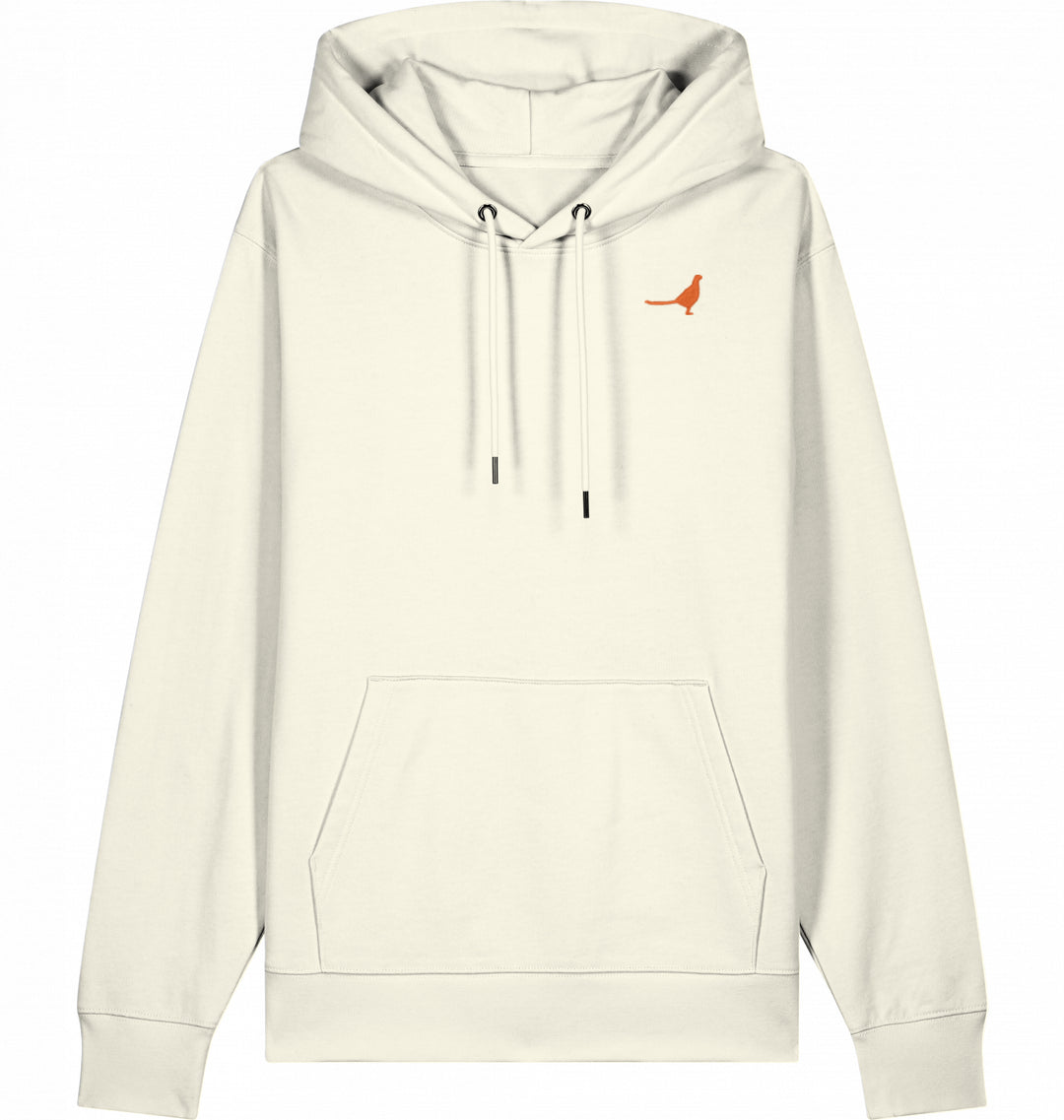 Fasan Love orange - Organic Hoodie