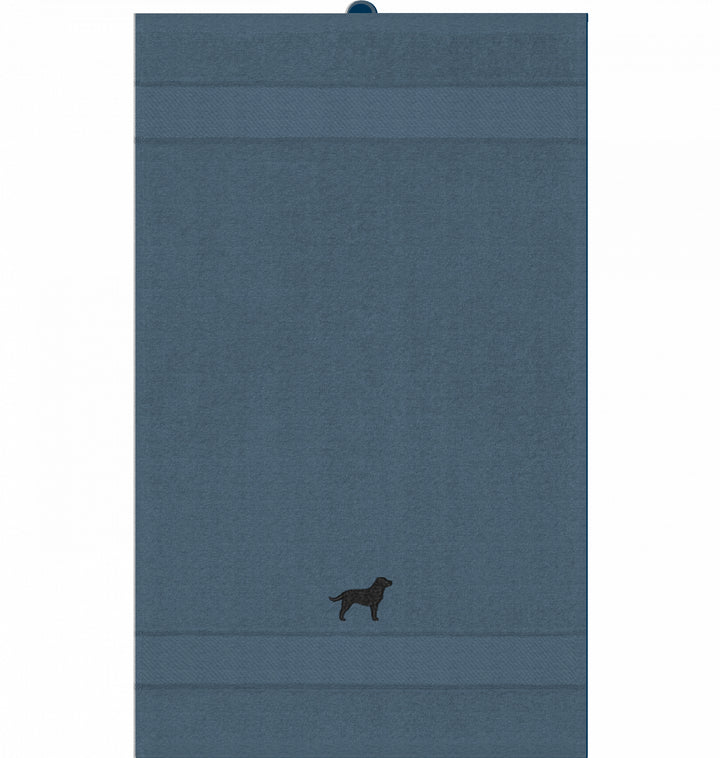 Lab love black - Gästehandtuch