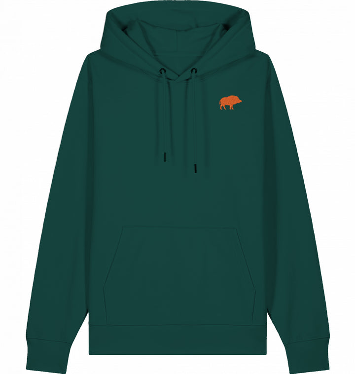 Wildlife Orange- Organic Hoodie