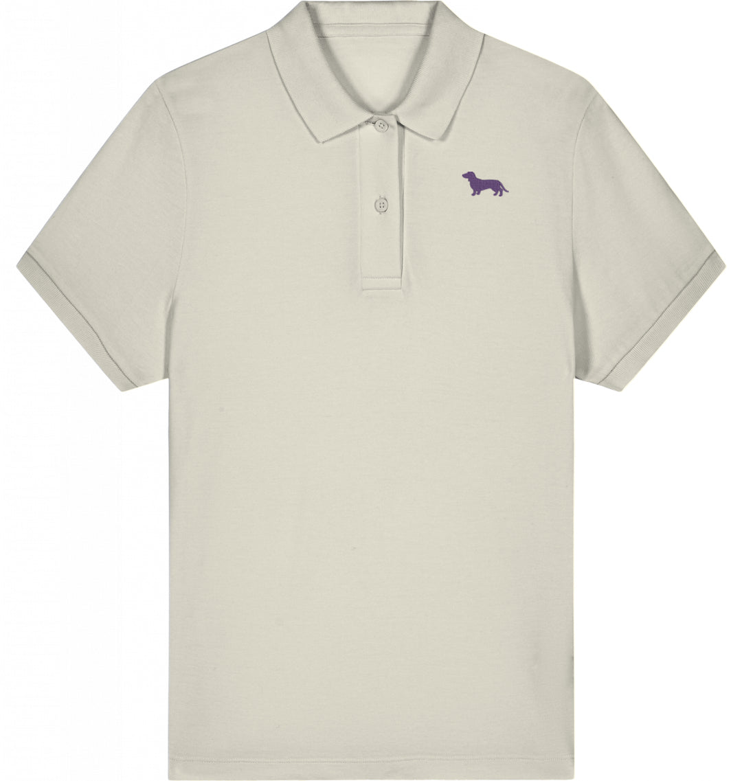 Dachshund Love - Organic Polo Shirt Ladies Style