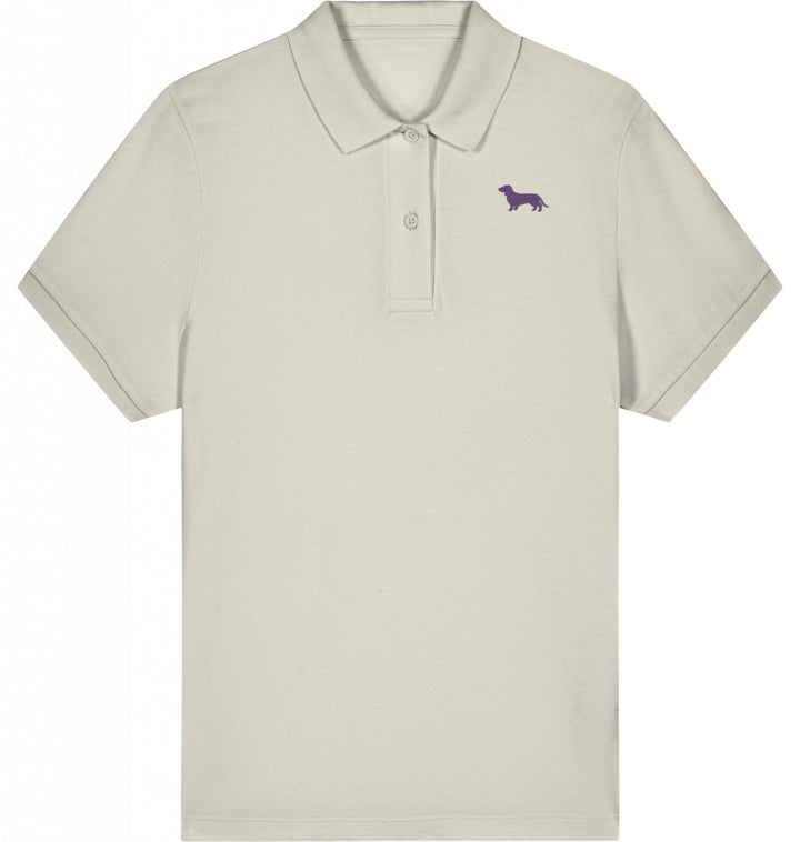 Dachshund Love - Organic Polo Shirt Ladies Style