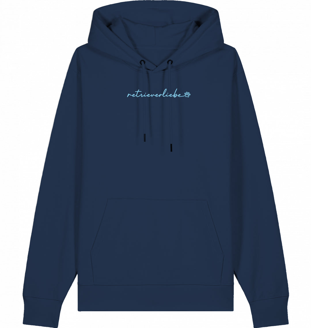 Retrieverliebe navy - Organic Hoodie