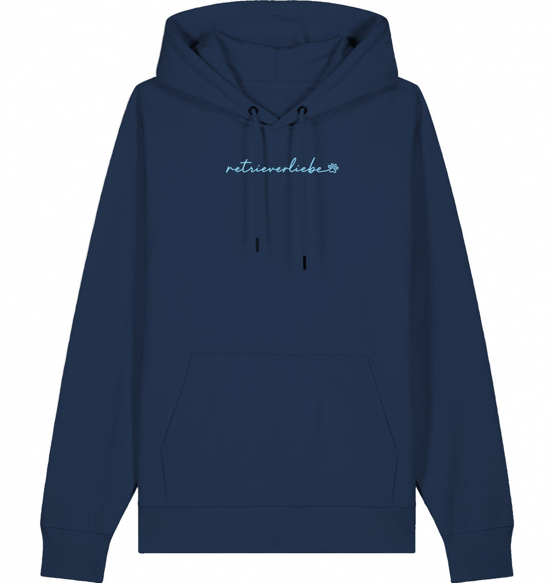 Retrieverliebe Organic Hoodie French Navy