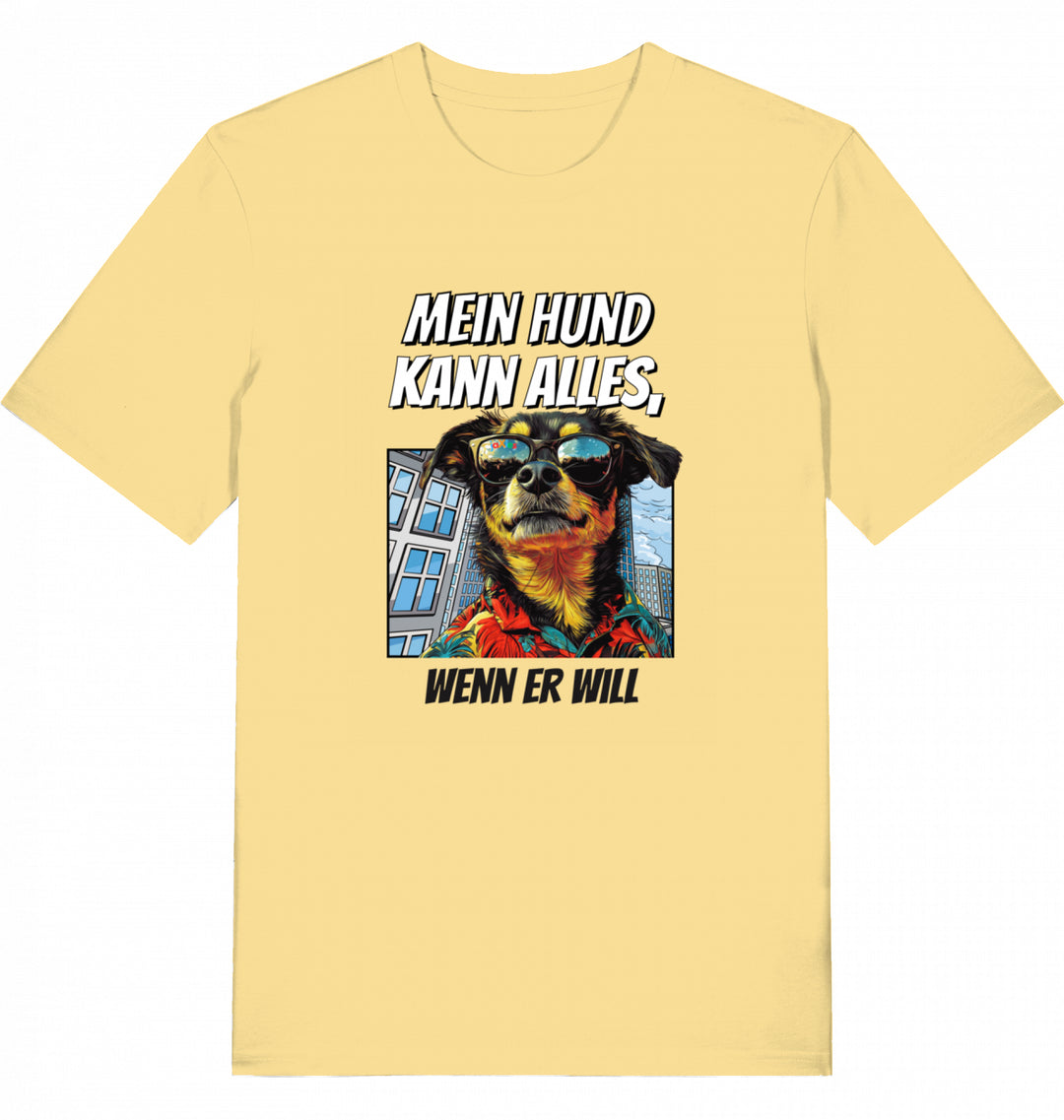 Mein Hund kann alles NY - Organic T-Shirt frontprint
