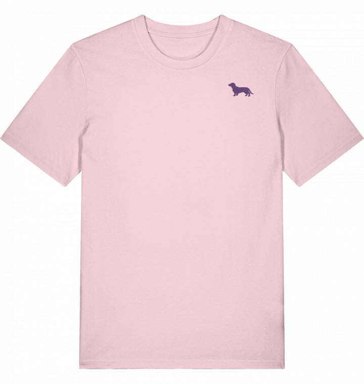 Dachshund lila - Organic T-Shirt