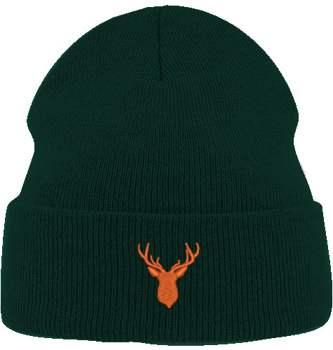 Organic Beanie - Geweih orange