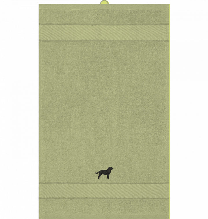 Lab love black - Gästehandtuch