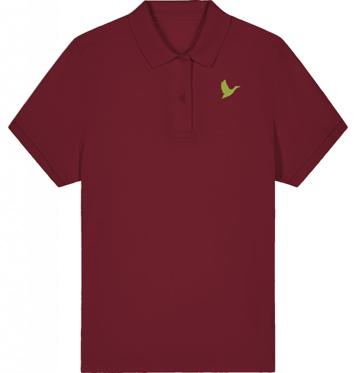 Polo Shirt Damen Organic Ente grün