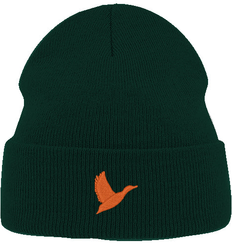 Organic Beanie - Ente orange