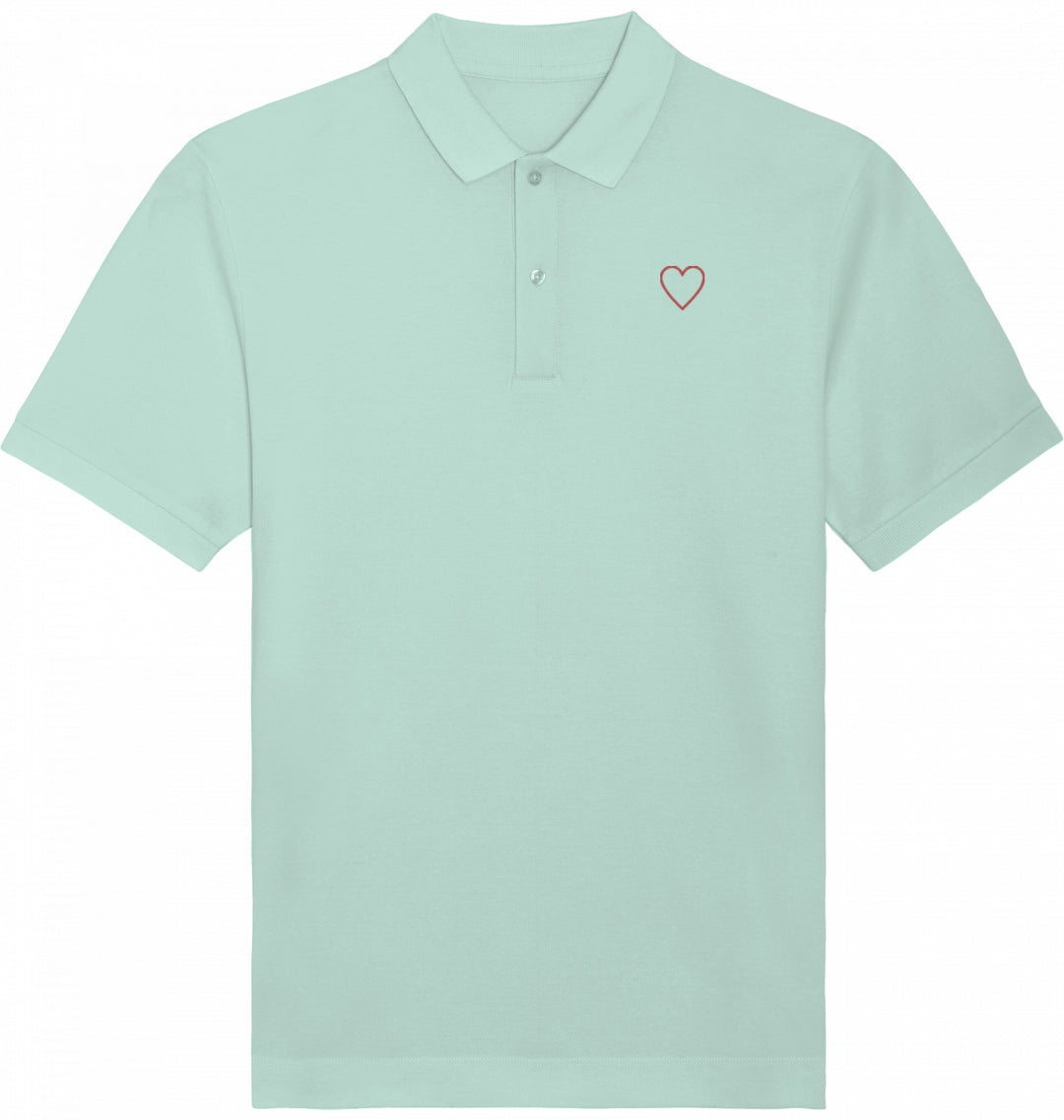 Love in light Lines - Organic Polo Shirt