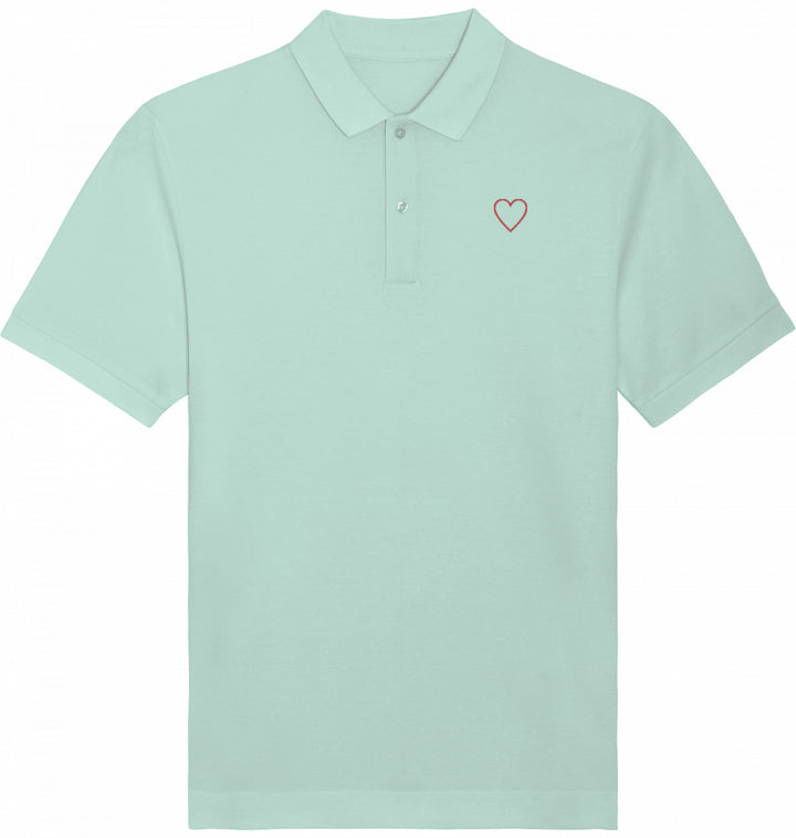 Love in light Lines - Organic Polo Shirt