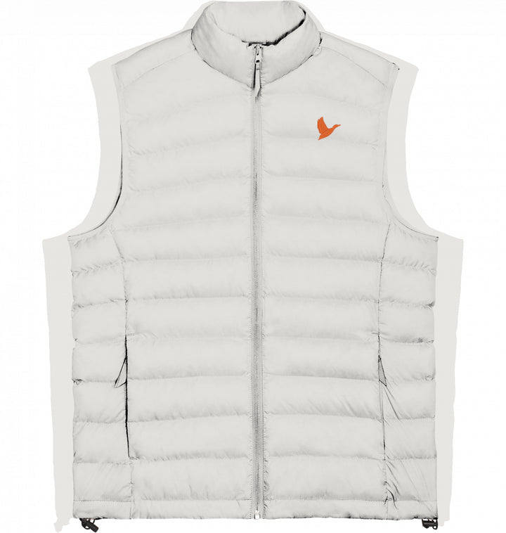 Let me fly Orange- Damen Daunenweste Organic