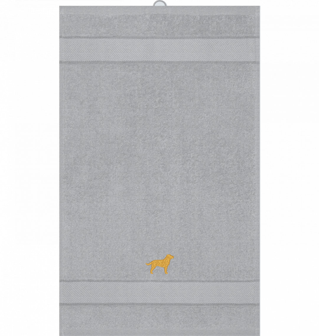 Lab love yellow - Gästehandtuch